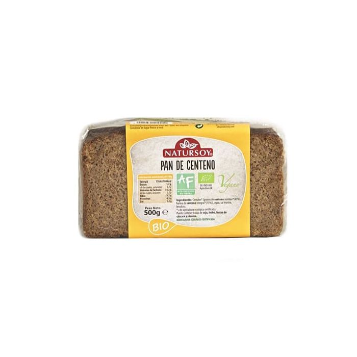Pan de centeno Natursoy 500 gr ECO main product photo