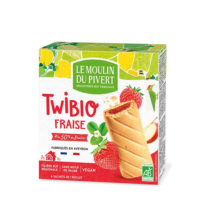 Twibio relleno fresa Pivert 150g ECO main product photo