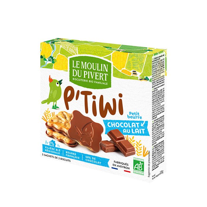 Ptiwi choc' con leche Pivert 150g ECO main product photo