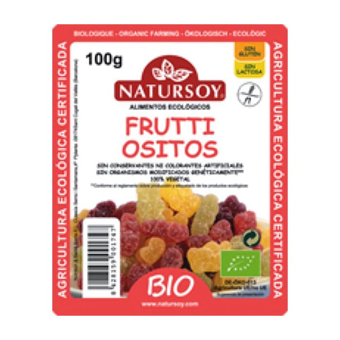 Ositos de fruta Natursoy 100 gr ECO main product photo