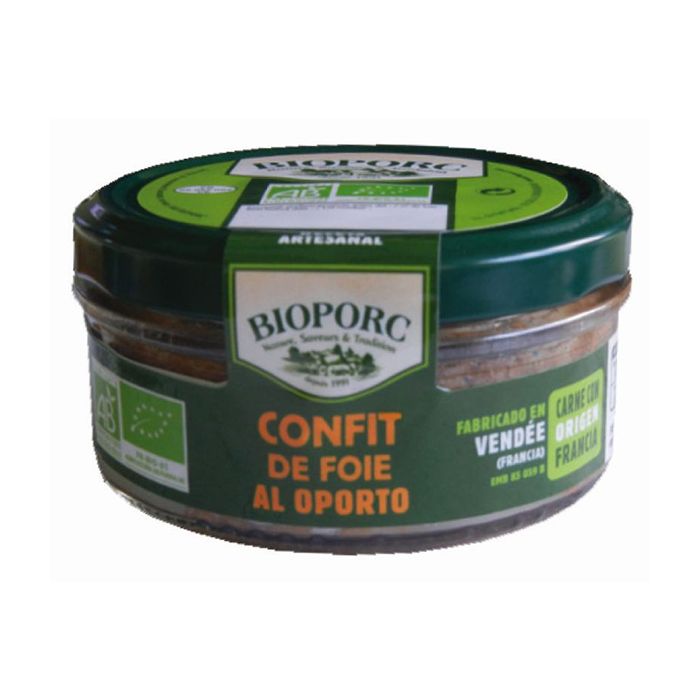 Confit foie al Oporto Bioporc 120g ECO main product photo