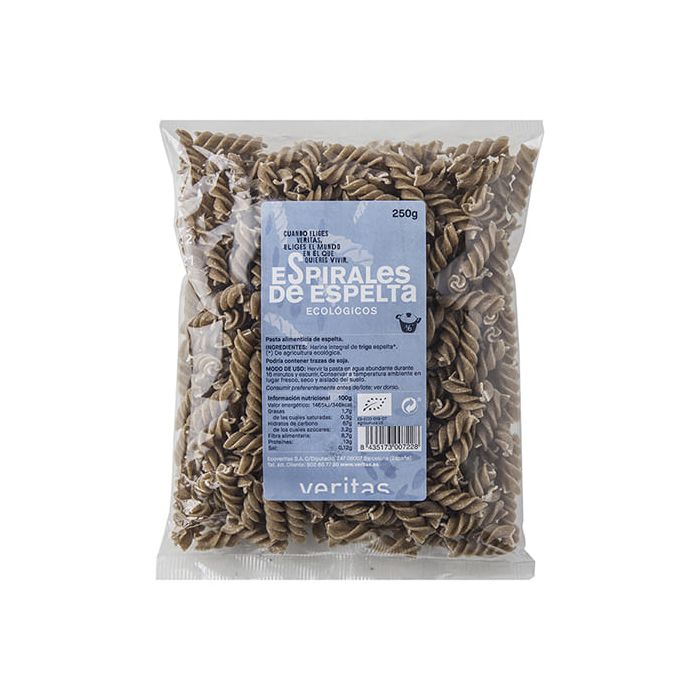Espirales de espelta Veritas 250gr ECO main product photo