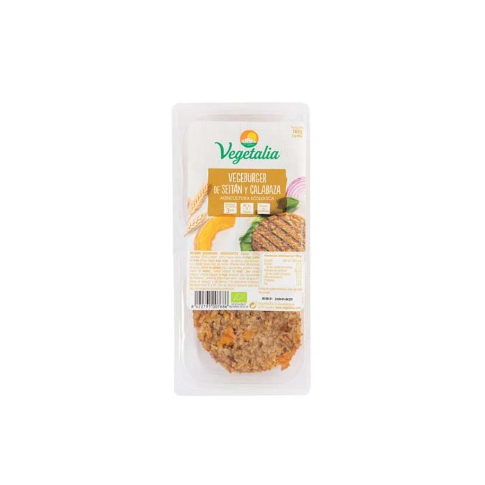 Hamb. seitán-calabaza Vegetalia 160g ECO main product photo