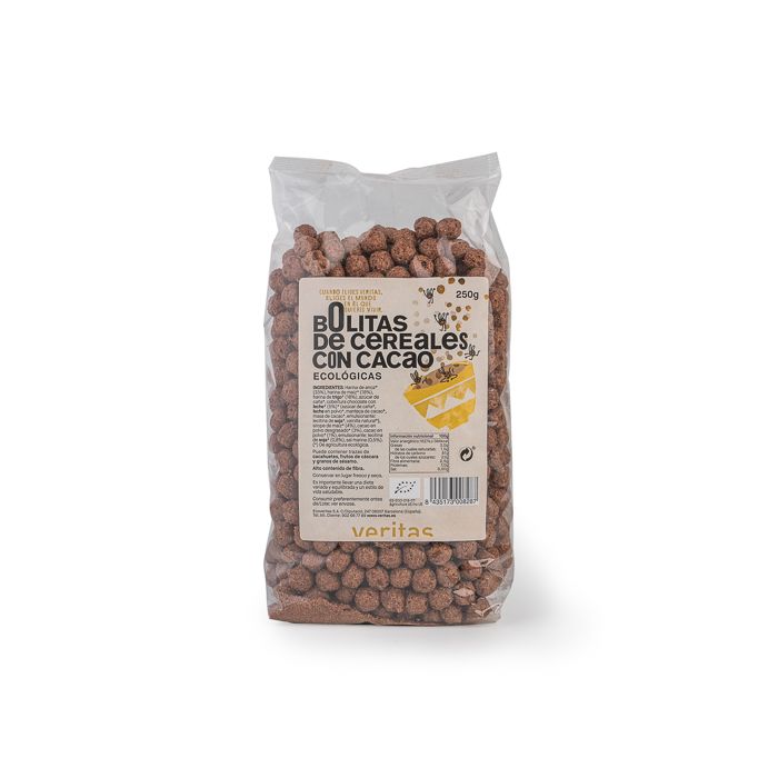 Bolitas cereal c/choco Veritas 250g ECO main product photo