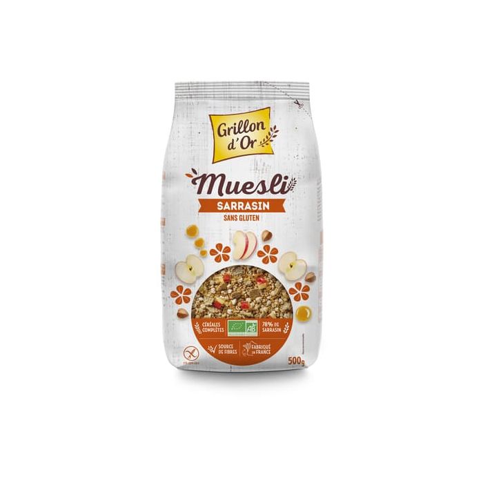Muesli t.Sarraceno s/g Grillon 500g ECO main product photo