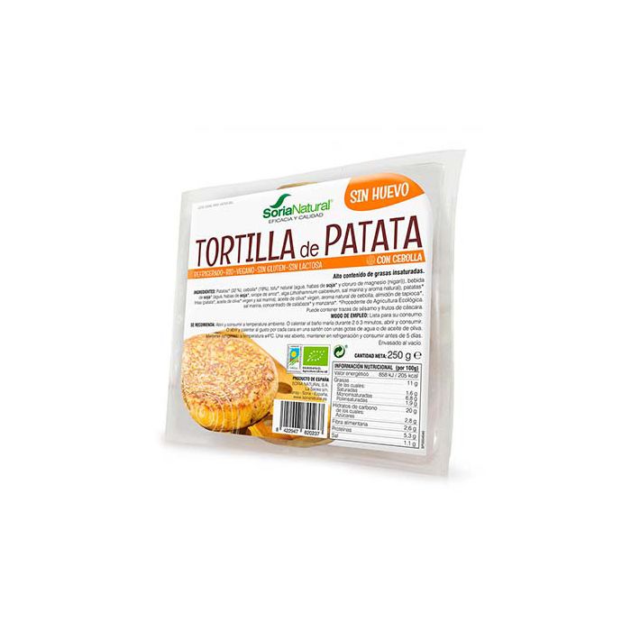Tortilla patata vega cebolla Soria ECO main product photo