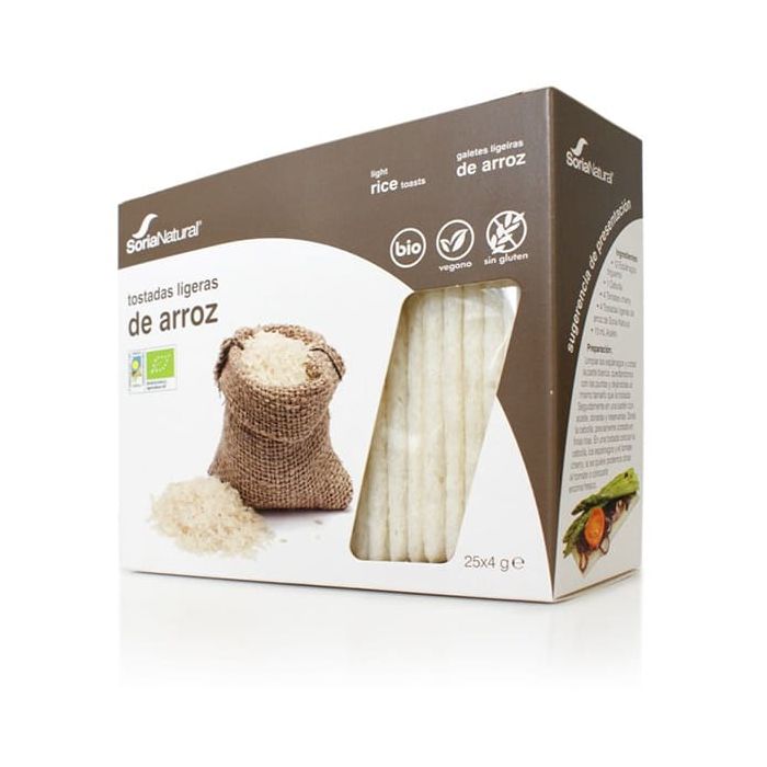 Tostadas arroz Soria Natural 25x4g ECO main product photo