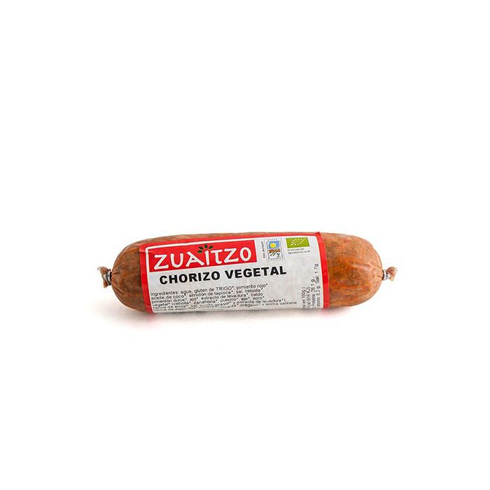 Chorizo vegetal Zuaitzo 200g ECO main product photo