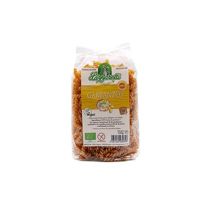 Espirales garbanzo Lazzareti 250g ECO main product photo