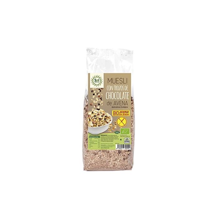 Muesli avena choco s/g SolNa 425 ECO main product photo