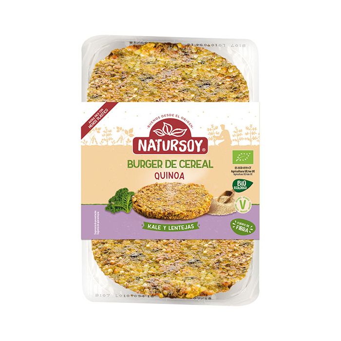 Hamb quinoa/kale/lentejas Natur 200g ECO main product photo