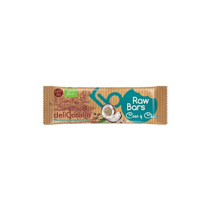 Barrita raw coco y chía Delicata 30g ECO main product photo