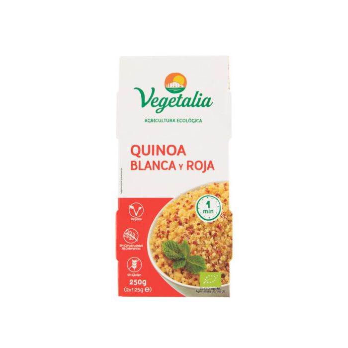 Quinoa roja y blca cocida Vegetal 2x125g main product photo