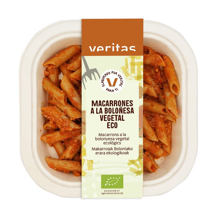 Macarrones Boloñ.Vegetal Verita 250g ECO main product photo