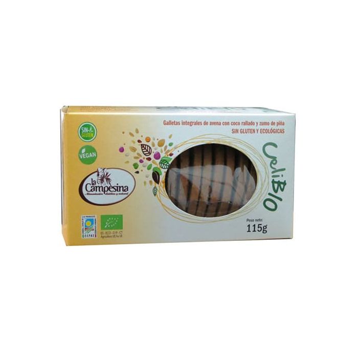 Galletas aven coco piña Celibio 115g ECO main product photo