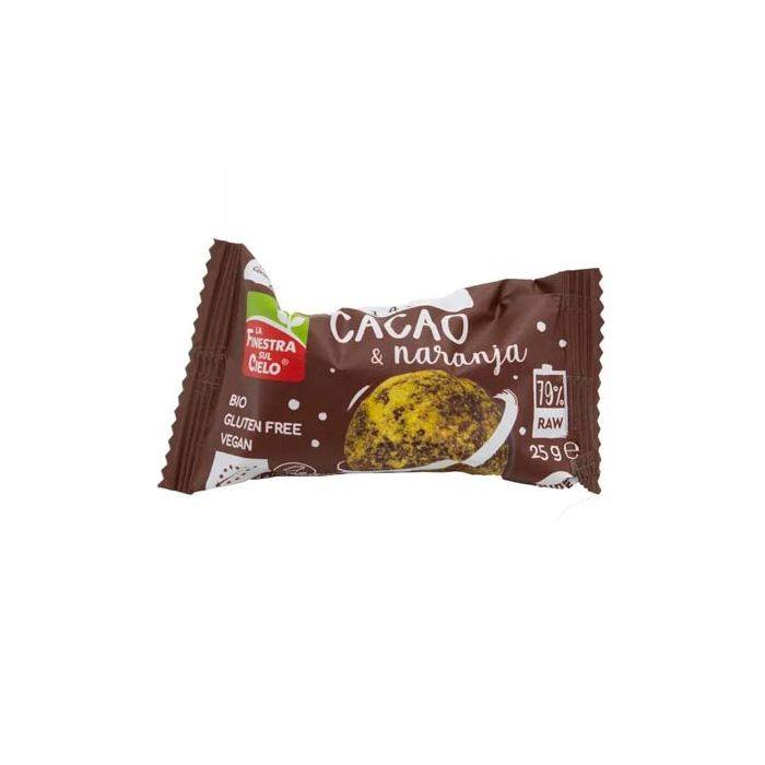 RawBall cacao y naranja Finestra 25g ECO main product photo