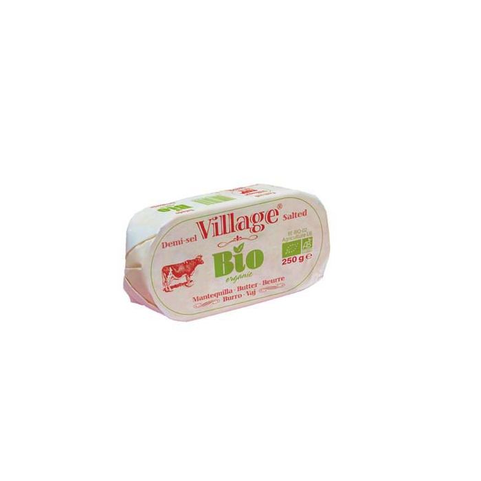 Mantequilla con sal Village 250gECO main product photo