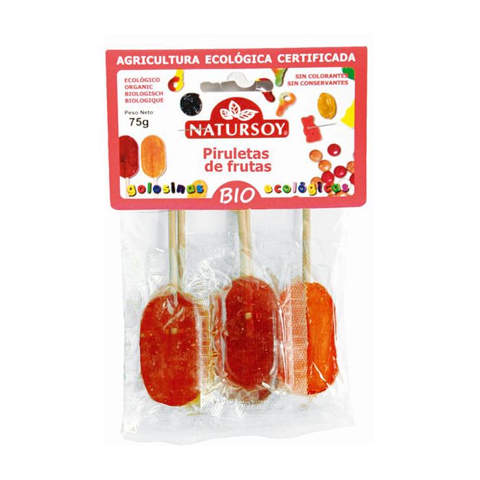 Piruletas Frutas Natursoy 6x12,5g ECO main product photo