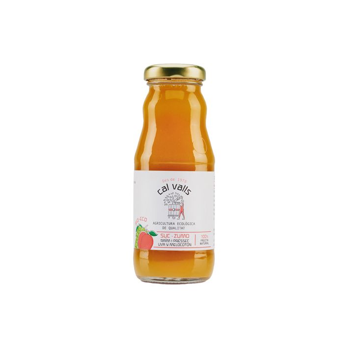 Zumo uva y melocotón Cal Valls 20cl ECO main product photo