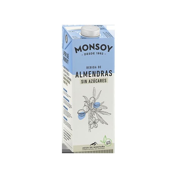 Bebida Almendra Sin Azúcar Monsoy 1L ECO main product photo
