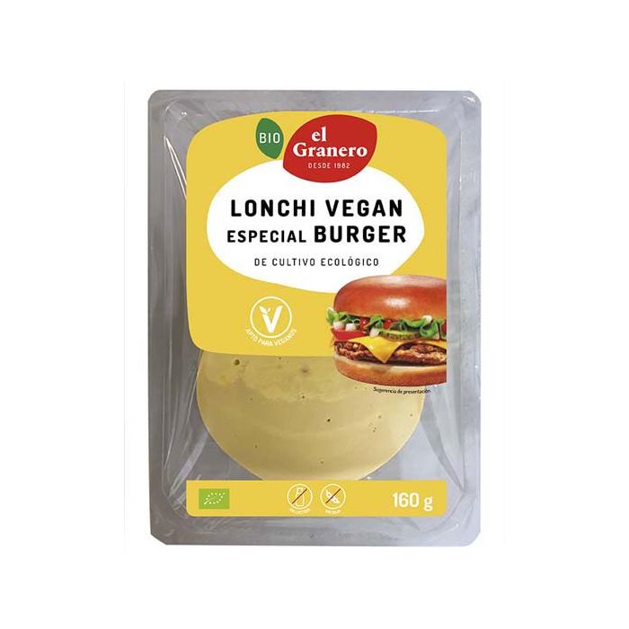 Queso lonch cheddar El Granero 160g ECO main product photo