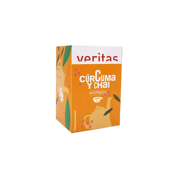 Infusión cúrcuma chai Veritas 20b ECO main product photo