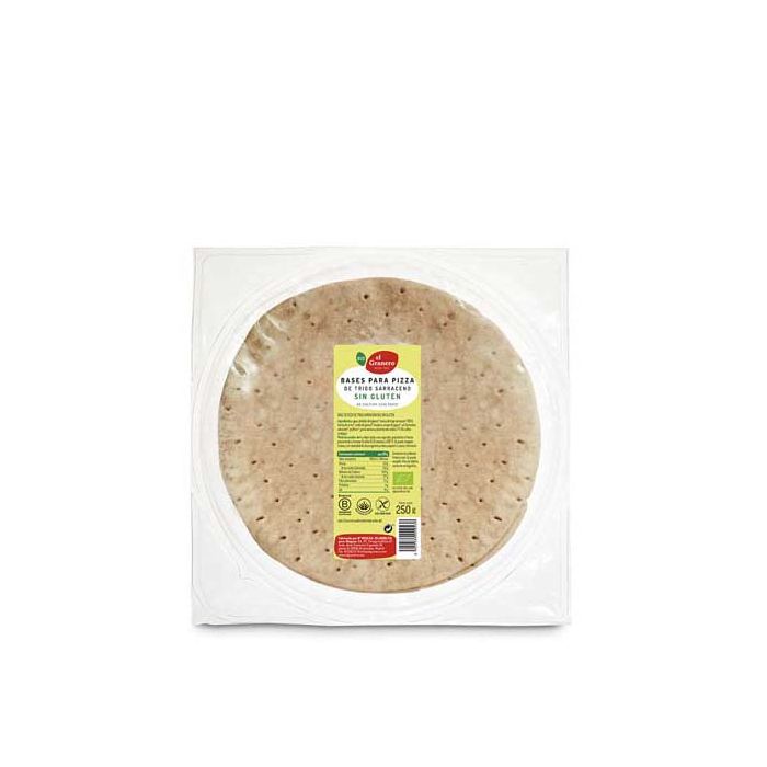 Base pizza sarrac sg El Granero 250g ECO main product photo