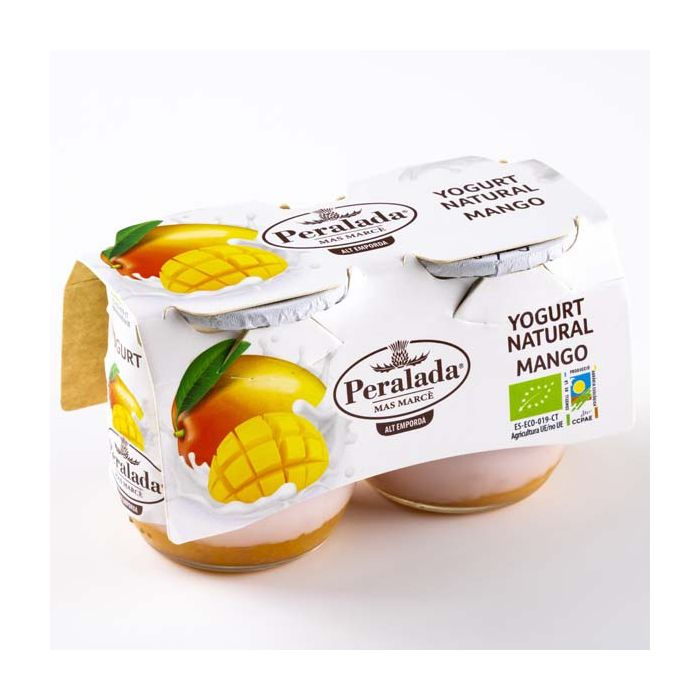 Yogur vaca con mango Peralada 2x125g ECO main product photo