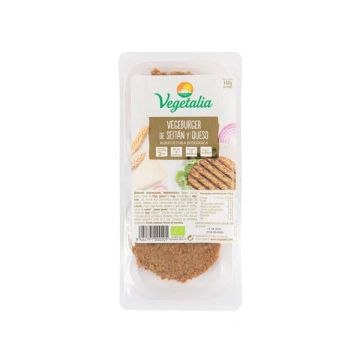Hamburguesa seitan/queso Veget.160g ECO