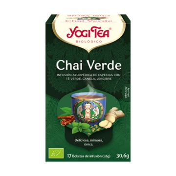 Té verde chai Yogi Tea 17 bolsas ECO