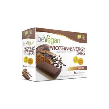 Barritas cacao prot. beVegan 6x36g ECO