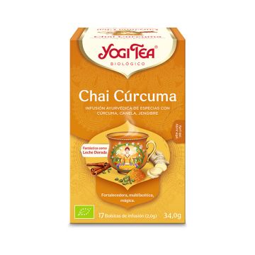 Infusión Chai-Cúrcuma Yogi Tea 17b ECO