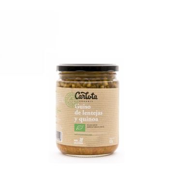 Guiso lentejas y quinoa Carlota 425g ECO