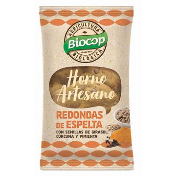 Redondas pan esp cúrc pim Biocop 75g ECO