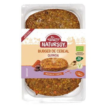 Burger quinoa-masala Natursoy 200g ECO