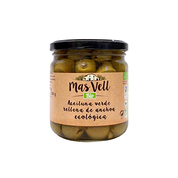Aceituna Rell.Anchoa Mas Vell 170g ECO