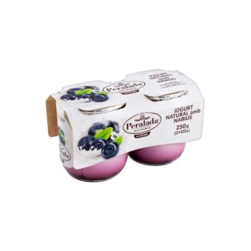 Yogur vaca arándanos Peralada 2x125g ECO