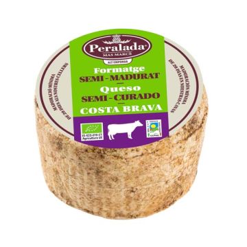 Queso semi de vaca Peralada 250g ECO