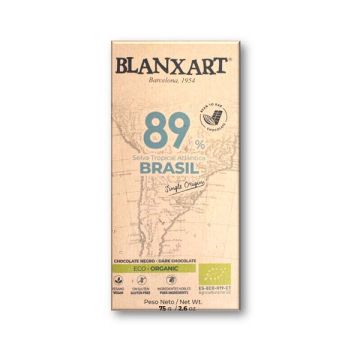 Choco negro 89% Brasil  Blanxart 75g ECO