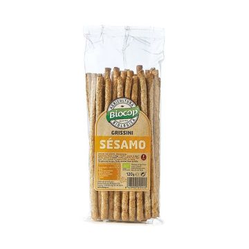 Grissini con sésamo Biocop 120 gr ECO
